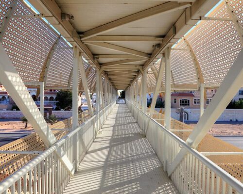 How To Install A Steel Pedestrian Bridge Without Disrupting Traffic
